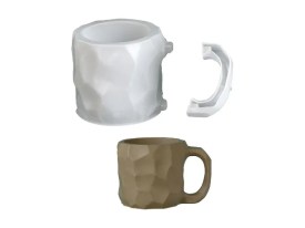Molde silicona taza rustica